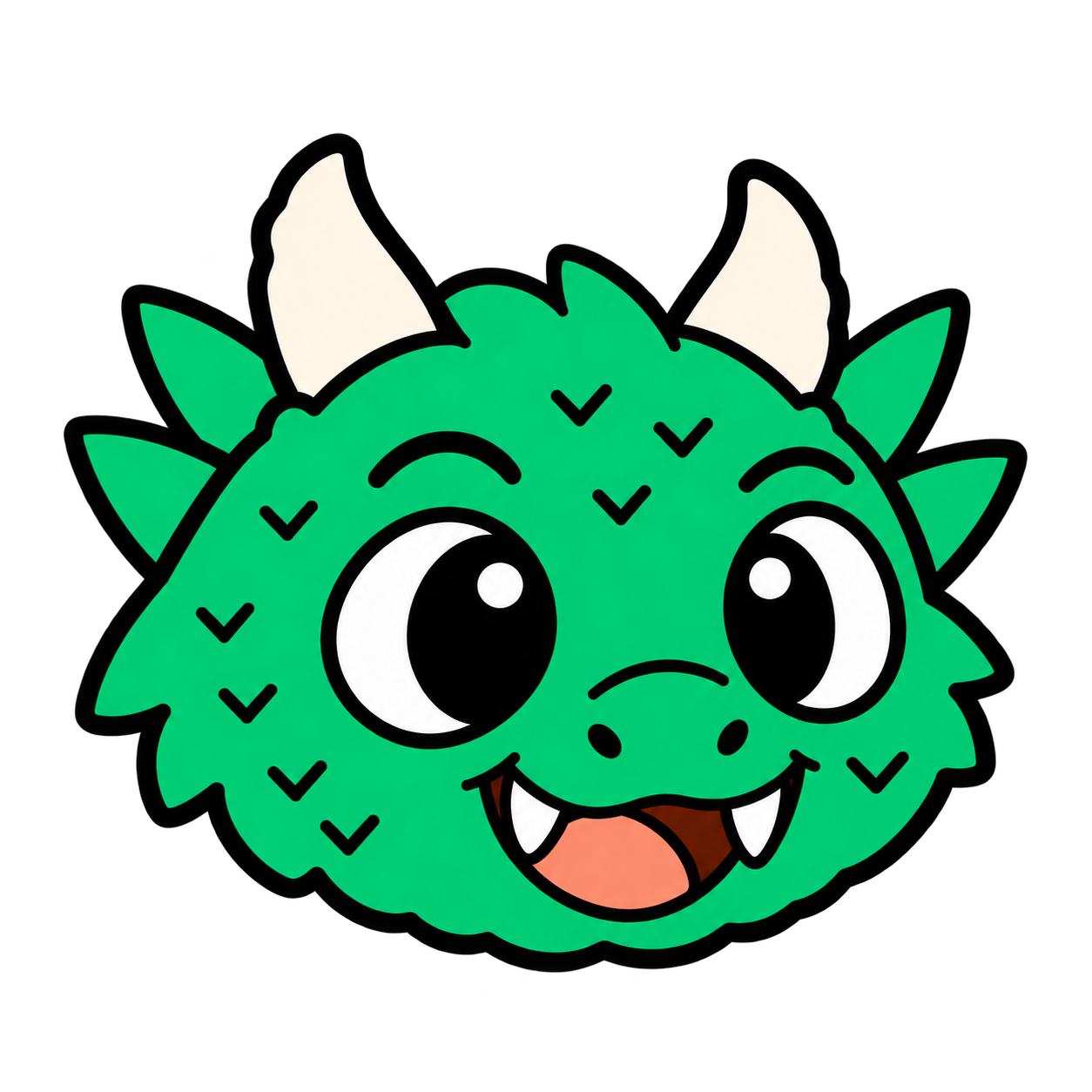 Boros, the smiling green dragon